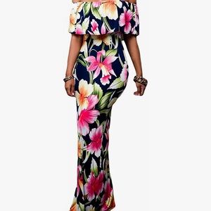 Long Floral Maxi Dress